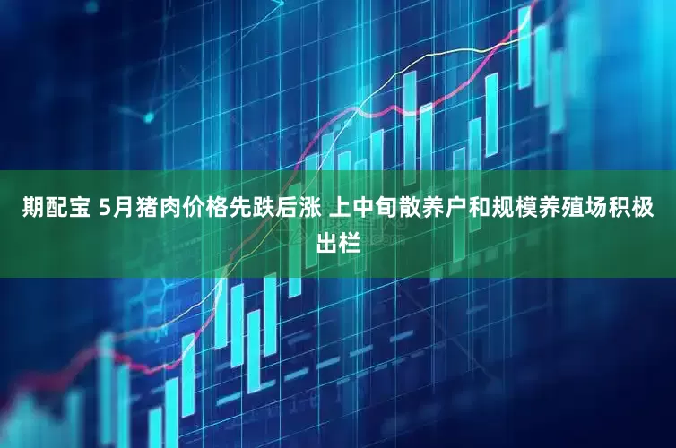 期配宝 5月猪肉价格先跌后涨 上中旬散养户和规模养殖场积极出栏