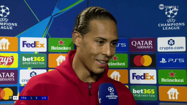 牛8配资 范戴克: 利物浦没有感到解脱, 也不会被负面消息所拖累