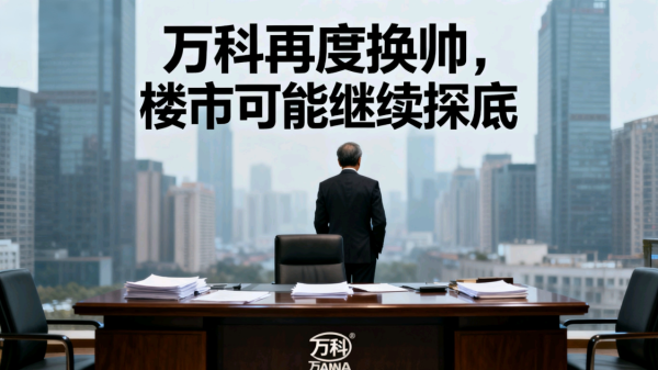 九五配资 万科再度换帅，楼市可能继续探底